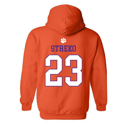 Clemson - NCAA Football : Peyton Streko - Classic Shersey Hooded Sweatshirt-1