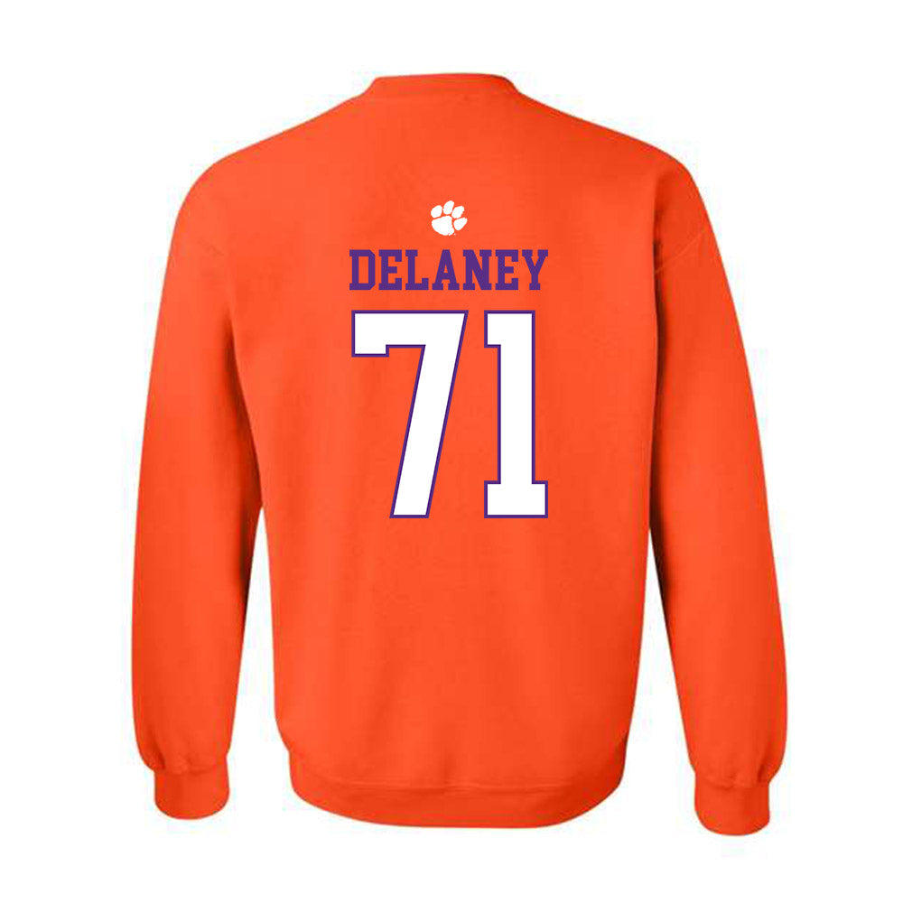 Clemson - NCAA Football : Leo Delaney - Classic Shersey Crewneck Sweatshirt-1