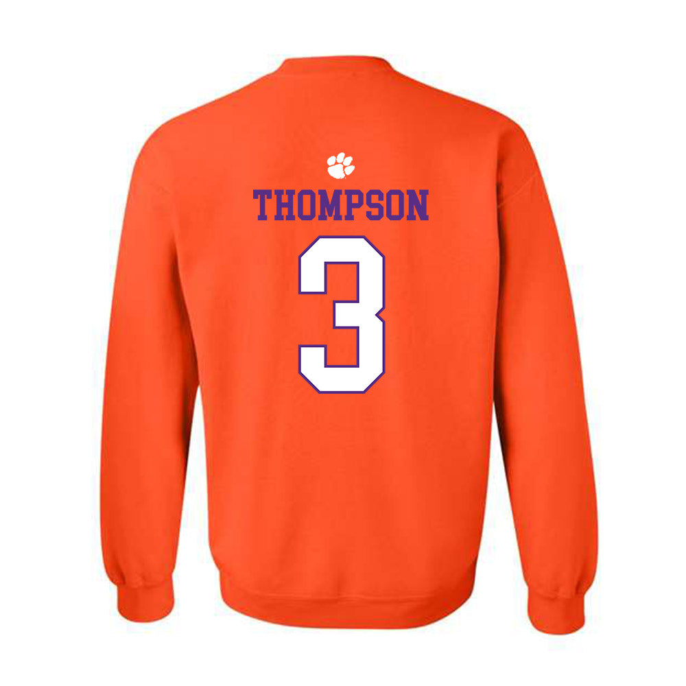 Clemson - NCAA Men's Basketball : Chase Thompson - Classic Shersey Crewneck Sweatshirt-1