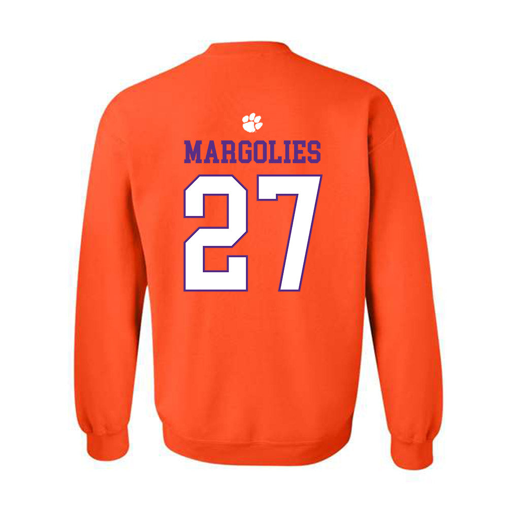 Clemson - NCAA Baseball : Dan Margolies - Classic Shersey Crewneck Sweatshirt-1