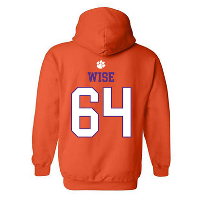 Clemson - NCAA Football : Grant Wise - Classic Shersey Hooded Sweatshirt-1
