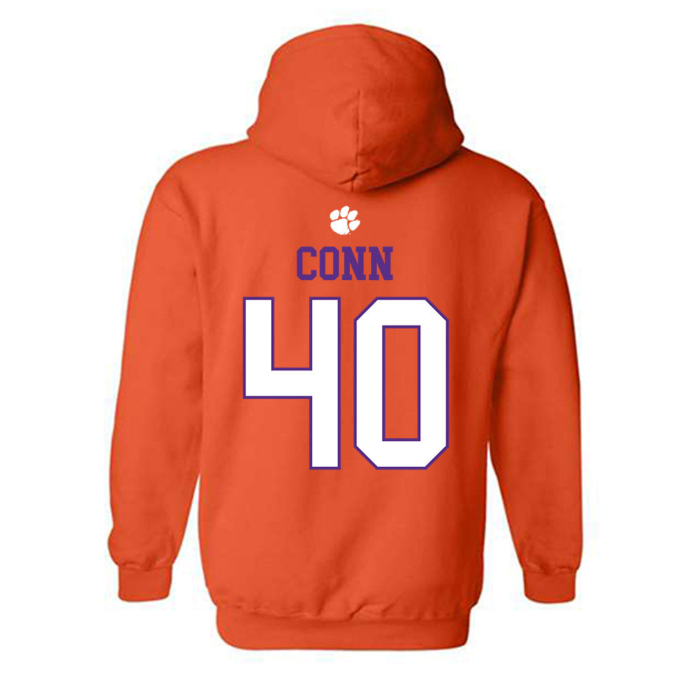 Clemson - NCAA Football : Brodey Conn - Classic Shersey Hooded Sweatshirt-1