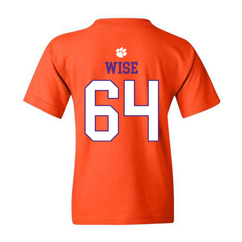 Clemson - NCAA Football : Grant Wise - Classic Shersey Youth T-Shirt-1