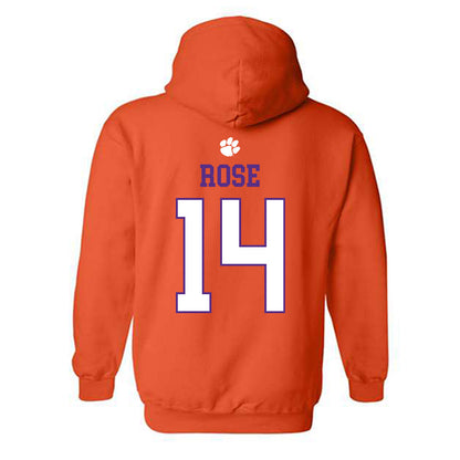 Clemson - NCAA Women's Basketball : Rachael Rose - Classic Shersey Hooded Sweatshirt-1