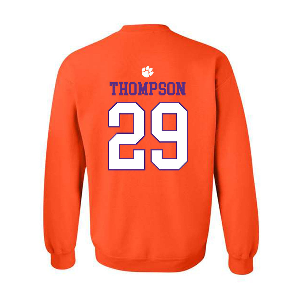 Clemson - NCAA Women's Soccer : Jordan Thompson - Classic Shersey Crewneck Sweatshirt-1