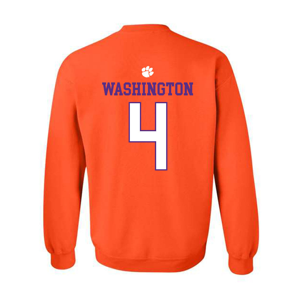Clemson - NCAA Women's Volleyball : Brianna Washington - Classic Shersey Crewneck Sweatshirt-1