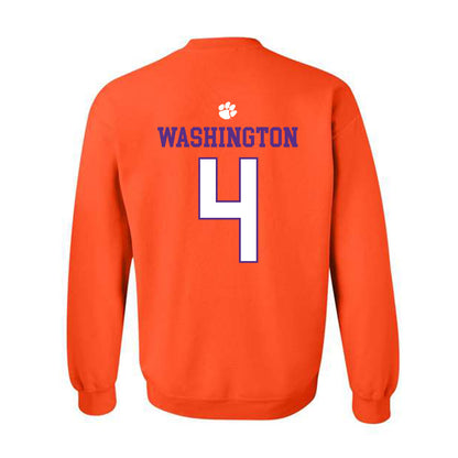 Clemson - NCAA Women's Volleyball : Brianna Washington - Classic Shersey Crewneck Sweatshirt-1