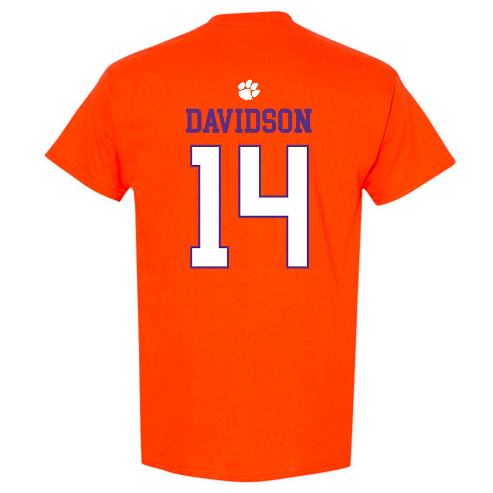 Clemson - NCAA Men's Basketball : Blake Davidson - Classic Shersey T-Shirt-1