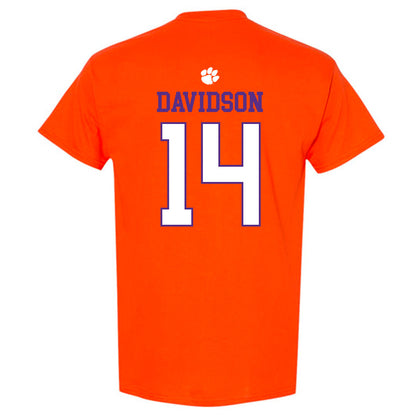 Clemson - NCAA Men's Basketball : Blake Davidson - Classic Shersey T-Shirt-1