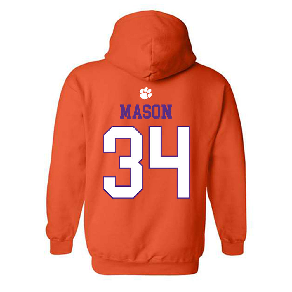 Clemson - NCAA Football : Armon Mason - Classic Shersey Hooded Sweatshirt-1