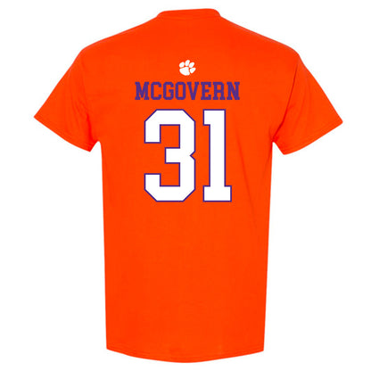 Clemson - NCAA Baseball : Jacob McGovern - Classic Shersey T-Shirt-1