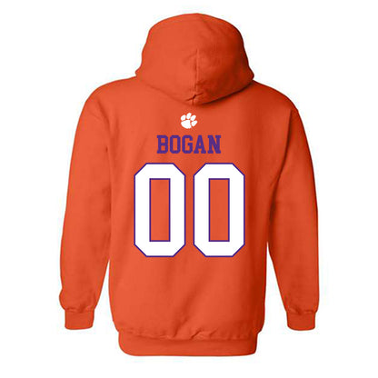 Clemson - NCAA Women's Lacrosse : Anna Bogan - Classic Shersey Hooded Sweatshirt-1