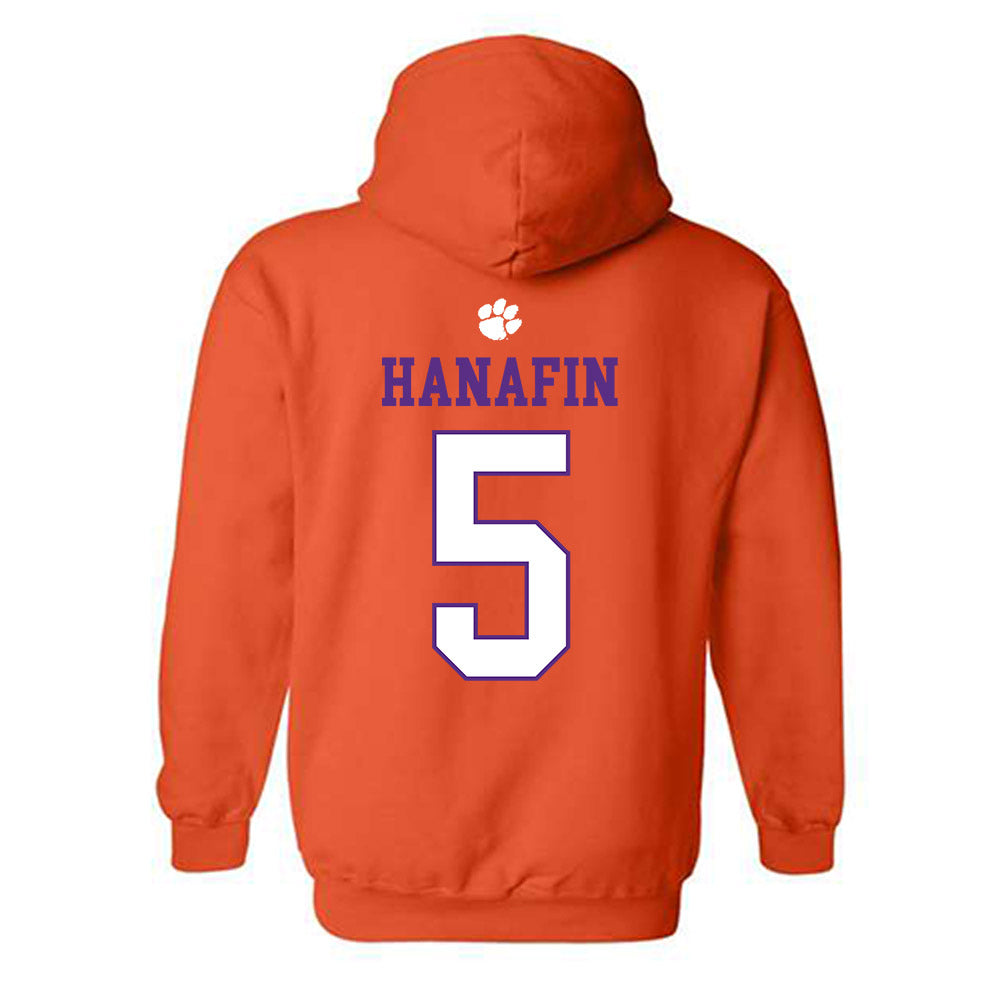 Clemson - NCAA Football : Ronan Hanafin - Classic Shersey Hooded Sweatshirt-1