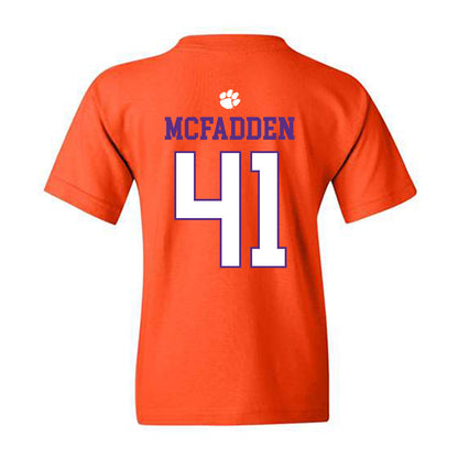 Clemson - NCAA Football : Connor McFadden - Classic Shersey Youth T-Shirt-1