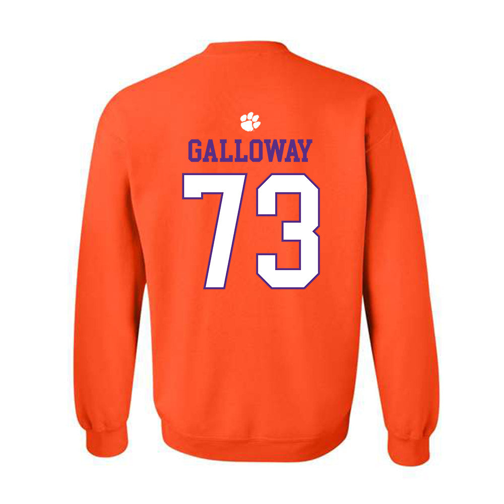 Clemson - NCAA Football : Hayes Galloway - Classic Shersey Crewneck Sweatshirt-1