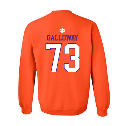 Clemson - NCAA Football : Hayes Galloway - Classic Shersey Crewneck Sweatshirt-1