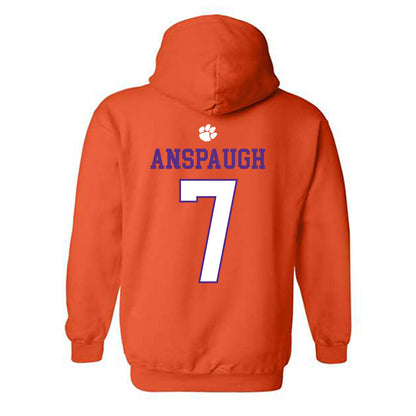 Clemson - NCAA Women's Volleyball : Madison Anspaugh - Classic Shersey Hooded Sweatshirt-1