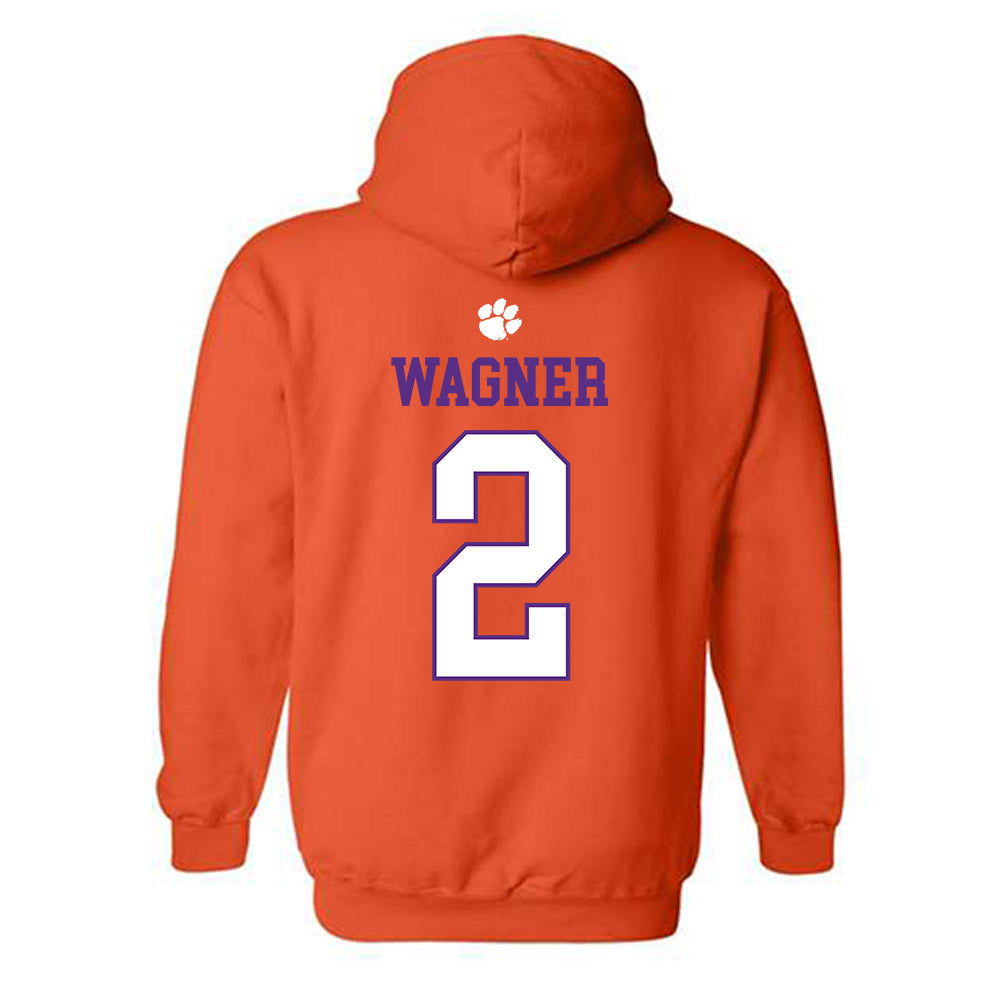 Clemson - NCAA Women's Volleyball : Kennedy Wagner - Classic Shersey Hooded Sweatshirt-1