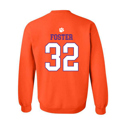 Clemson - NCAA Football : Michael Foster - Classic Shersey Crewneck Sweatshirt-1