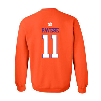 Clemson - NCAA Softball : Mac Pavese - Classic Shersey Crewneck Sweatshirt-1