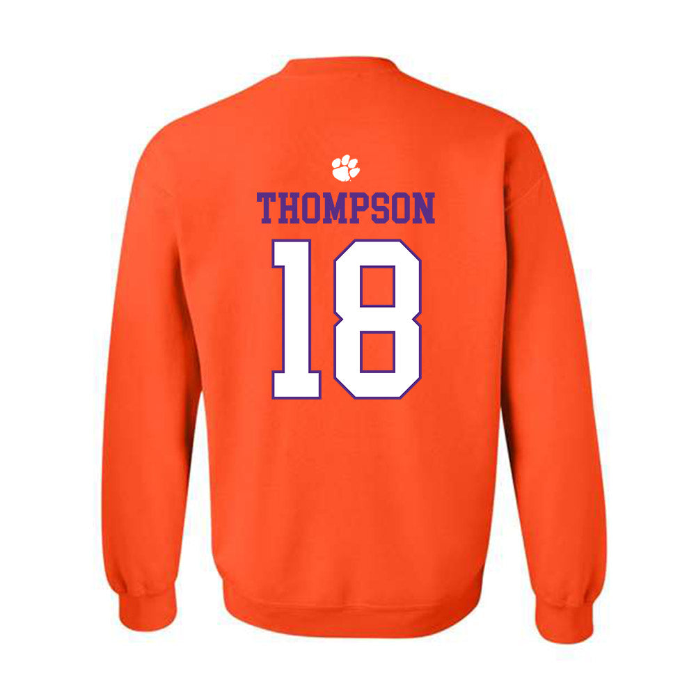 Clemson - NCAA Women's Soccer : Reagan Thompson - Classic Shersey Crewneck Sweatshirt-1
