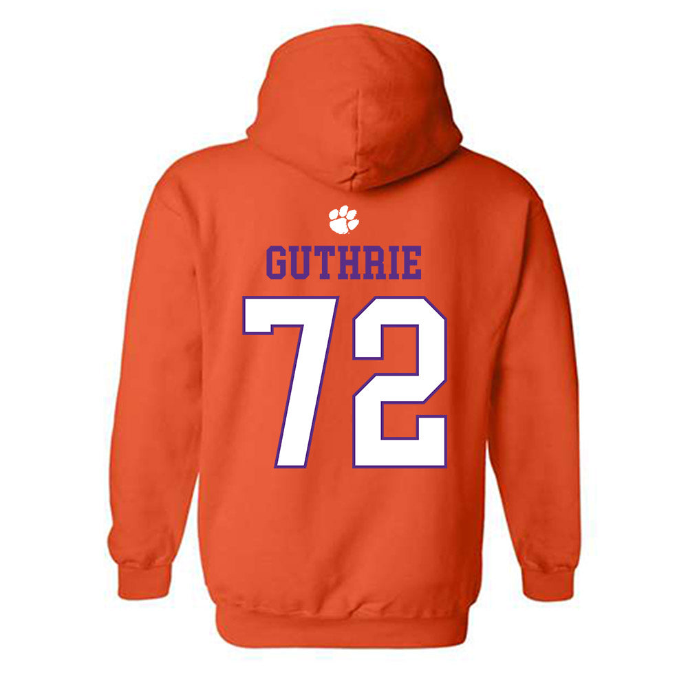 Clemson - NCAA Football : Adam Guthrie - Classic Shersey Hooded Sweatshirt-1
