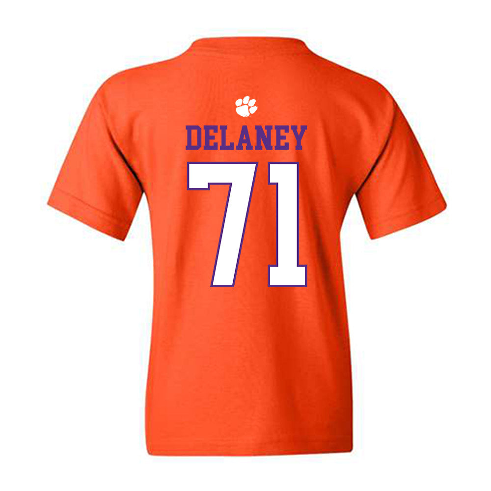 Clemson - NCAA Football : Leo Delaney - Classic Shersey Youth T-Shirt-1