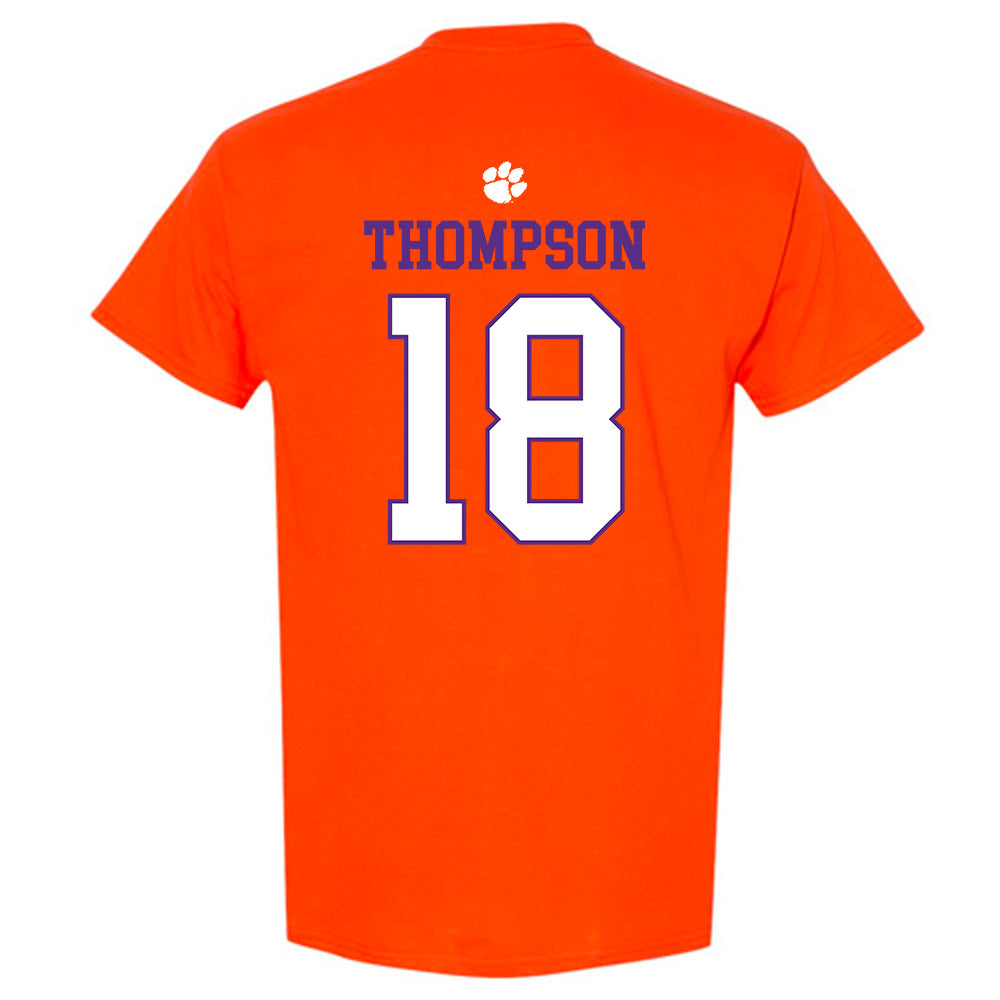 Clemson - NCAA Women's Soccer : Reagan Thompson - Classic Shersey T-Shirt-1