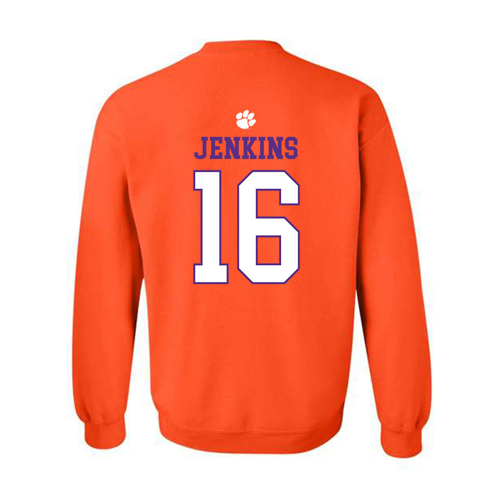 Clemson - NCAA Women's Soccer : Jolie Jenkins - Classic Shersey Crewneck Sweatshirt-1