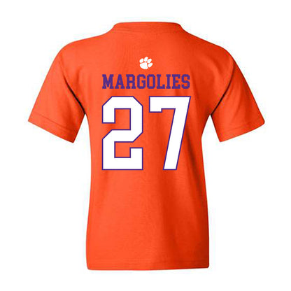 Clemson - NCAA Baseball : Dan Margolies - Classic Shersey Youth T-Shirt-1