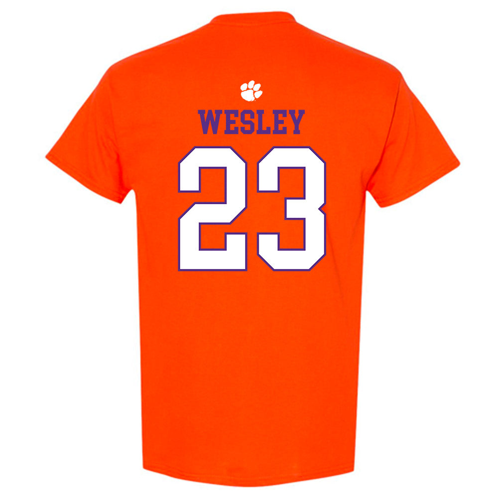 Clemson - NCAA Football : C.J. Wesley - Classic Shersey T-Shirt-1