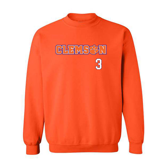 Clemson - NCAA Baseball : Ty Dalley - Classic Shersey Crewneck Sweatshirt-0