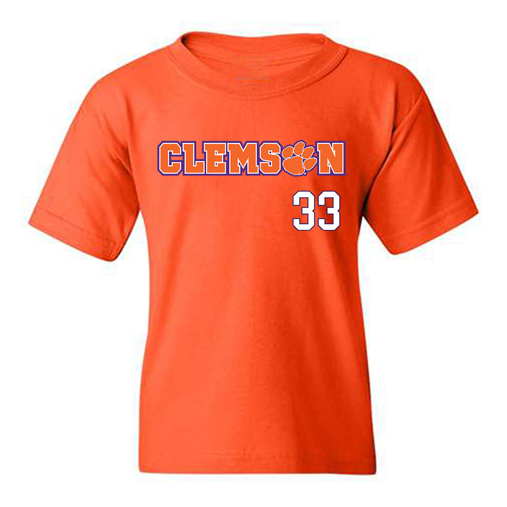 Clemson - NCAA Baseball : Justin LeGuernic - Classic Shersey Youth T-Shirt-0
