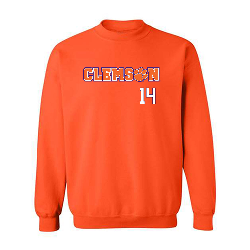 Clemson - NCAA Women's Lacrosse : Caitlin McElwee - Classic Shersey Crewneck Sweatshirt-0