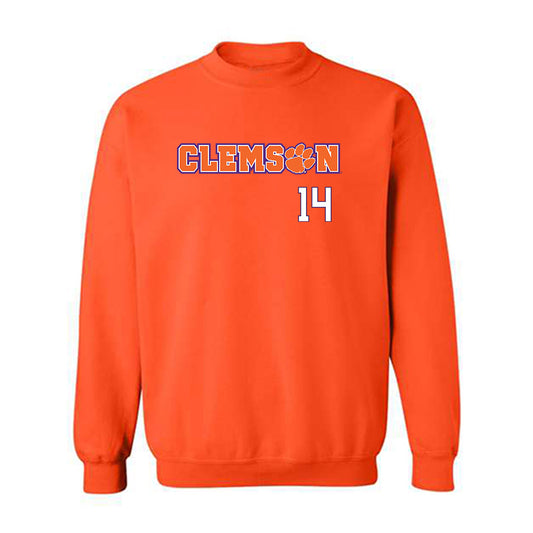 Clemson - NCAA Football : London Merritt - Classic Shersey Crewneck Sweatshirt-0