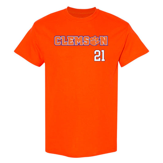 Clemson - NCAA Women's Soccer : Carla Small - Classic Shersey T-Shirt-0
