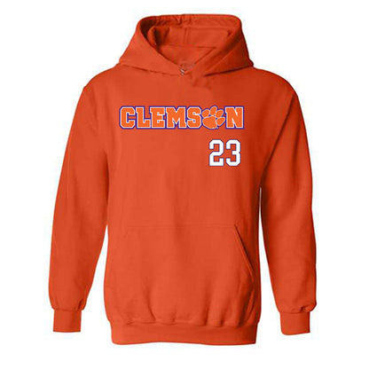 Clemson - NCAA Softball : Sophia Burmeister - Classic Shersey Hooded Sweatshirt-0