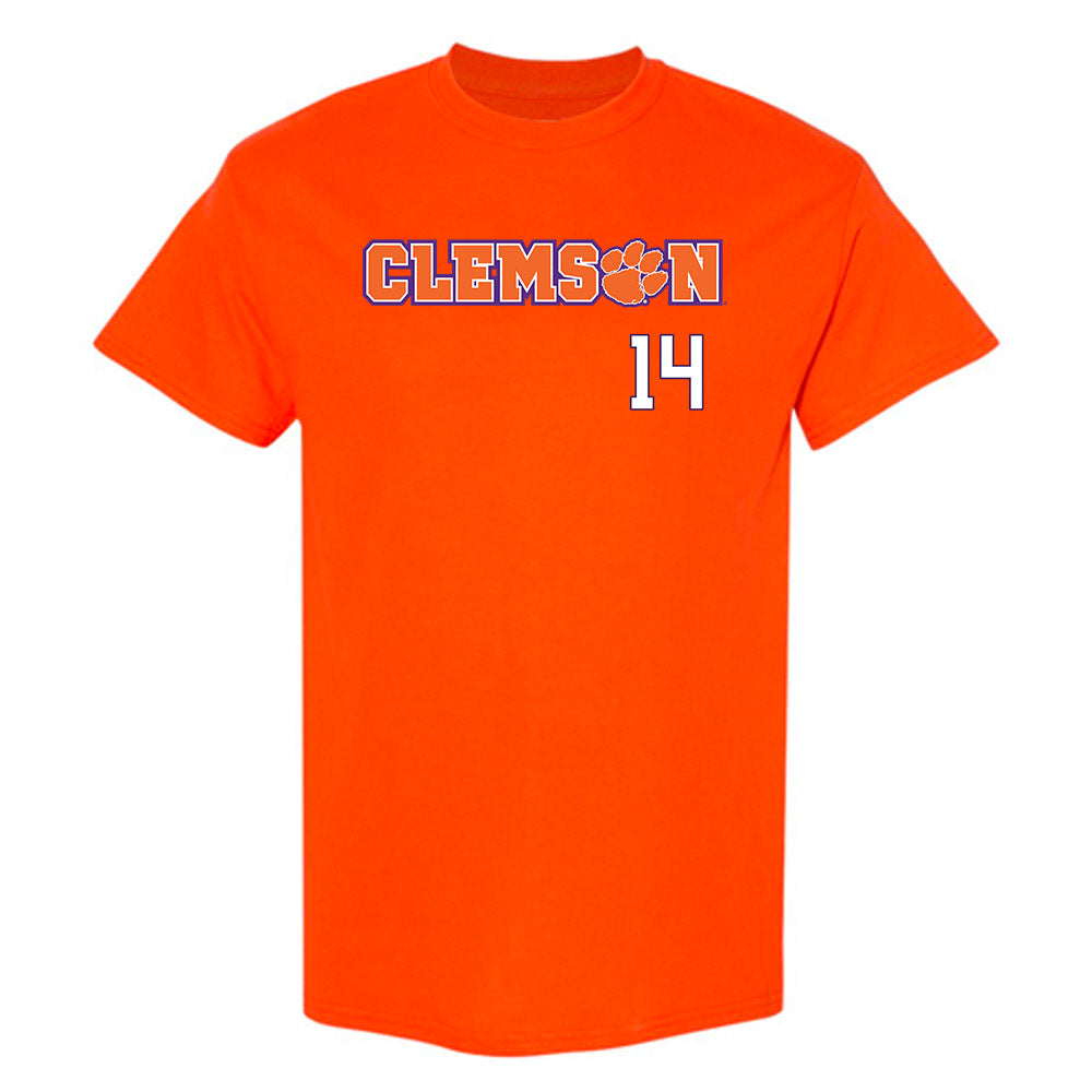 Clemson - NCAA Men's Basketball : Blake Davidson - Classic Shersey T-Shirt-0