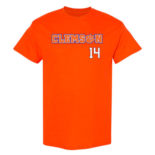 Clemson - NCAA Men's Basketball : Blake Davidson - Classic Shersey T-Shirt-0