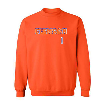 Clemson - NCAA Baseball : Bryce Clavon - Classic Shersey Crewneck Sweatshirt-0