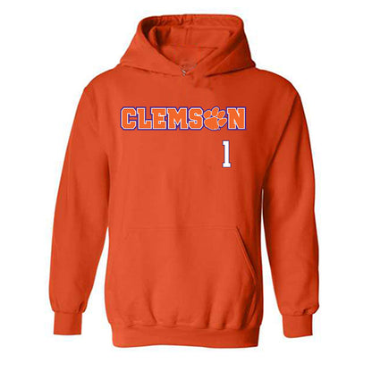 Clemson - NCAA Men's Soccer : Joseph Andema - Classic Shersey Hooded Sweatshirt-0
