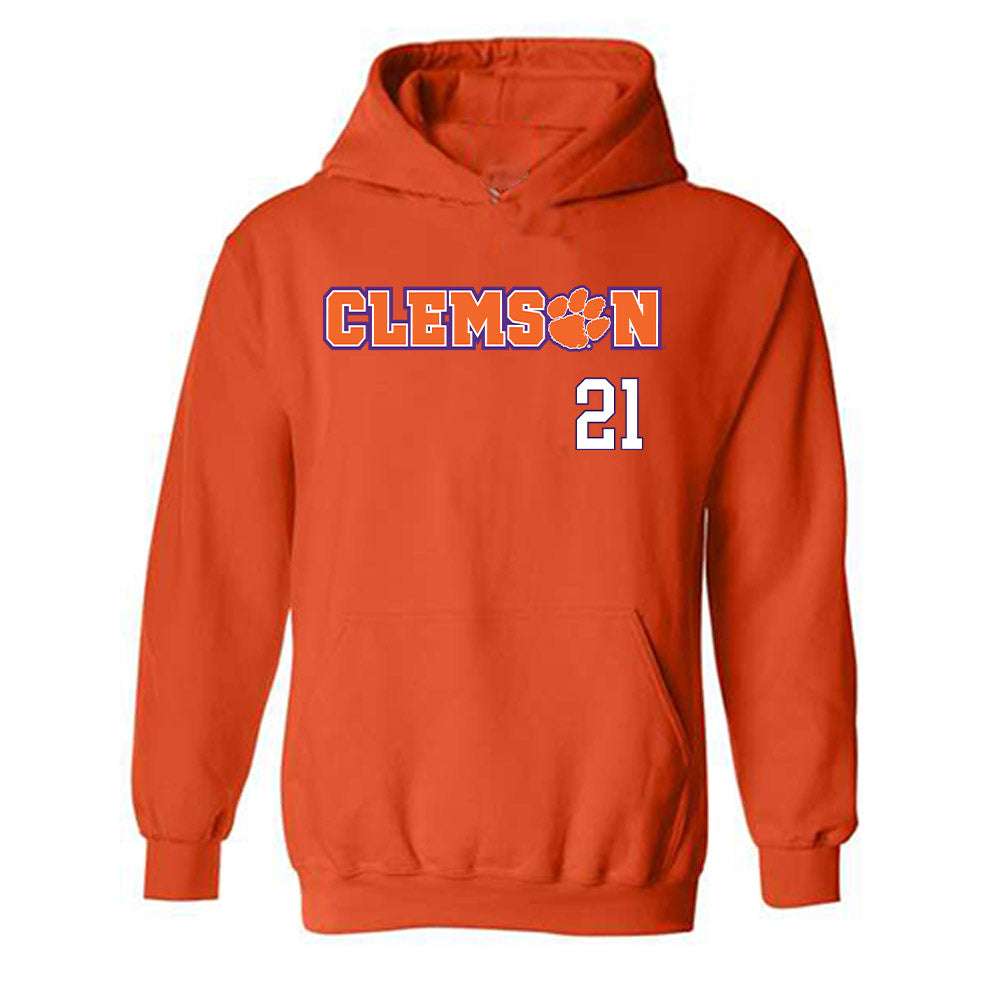 Clemson - NCAA Football : Kobe McCloud - Classic Shersey Hooded Sweatshirt-0