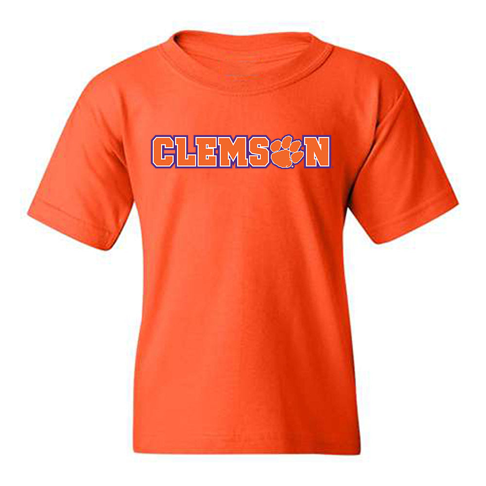 Clemson - NCAA Cheerleading : Teneia Howard - Classic Shersey Youth T-Shirt-0