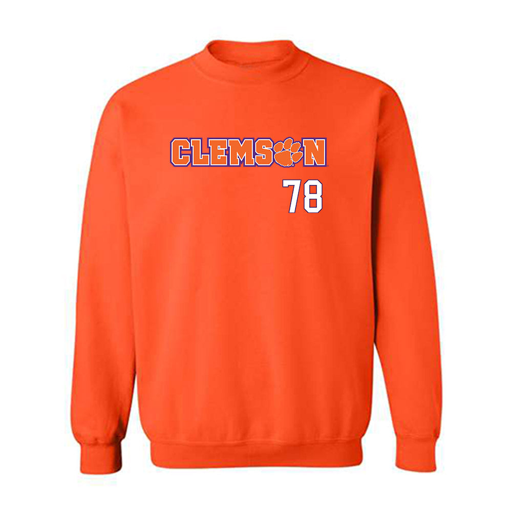 Clemson - NCAA Football : Carter Scruggs - Classic Shersey Crewneck Sweatshirt-0