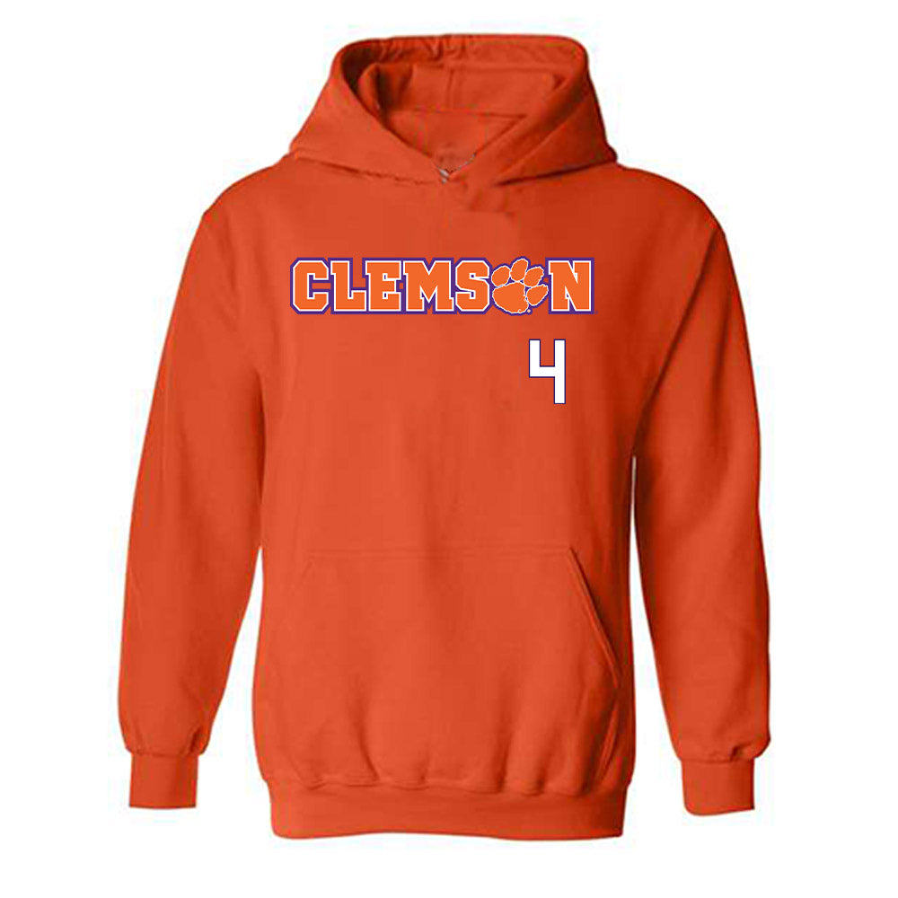 Clemson - NCAA Baseball : Tryston McCladdie - Classic Shersey Hooded Sweatshirt-0