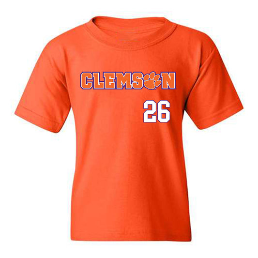 Clemson - NCAA Men's Soccer : Marco Garcia - Classic Shersey Youth T-Shirt