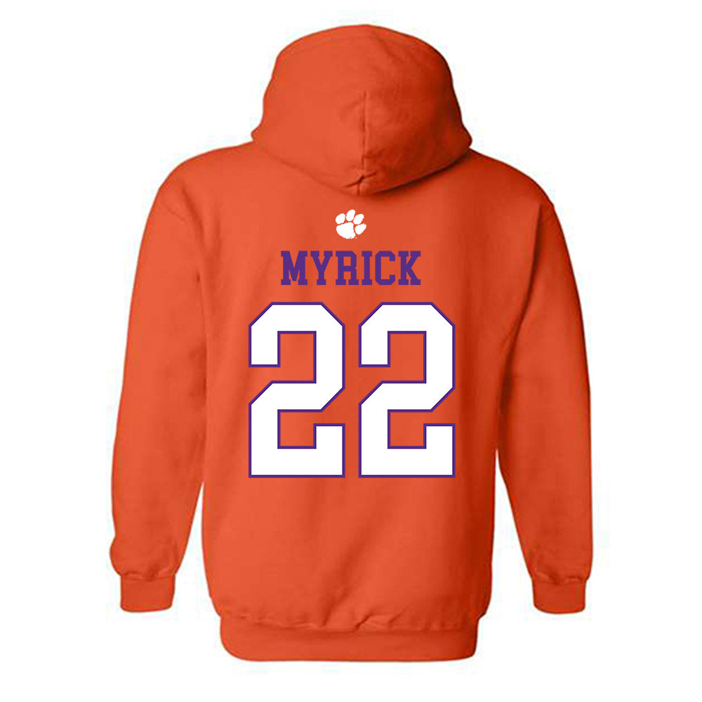 Clemson - NCAA Football : Corey Myrick - Classic Shersey Hooded Sweatshirt-1