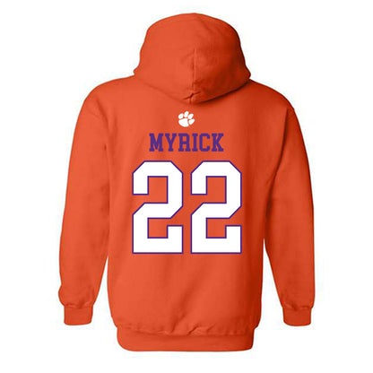 Clemson - NCAA Football : Corey Myrick - Classic Shersey Hooded Sweatshirt-1