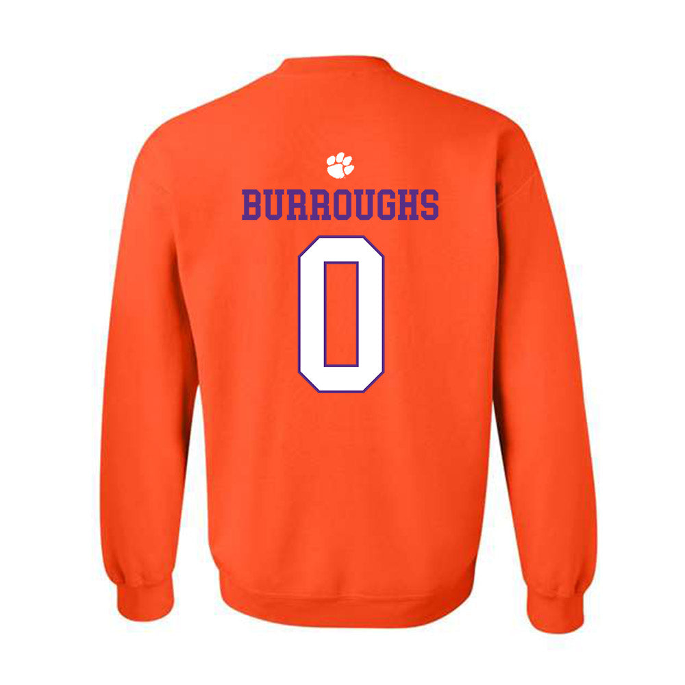 Clemson - NCAA Football : Naeem Burroughs - Classic Shersey Crewneck Sweatshirt-1
