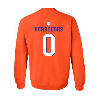 Clemson - NCAA Football : Naeem Burroughs - Classic Shersey Crewneck Sweatshirt-1